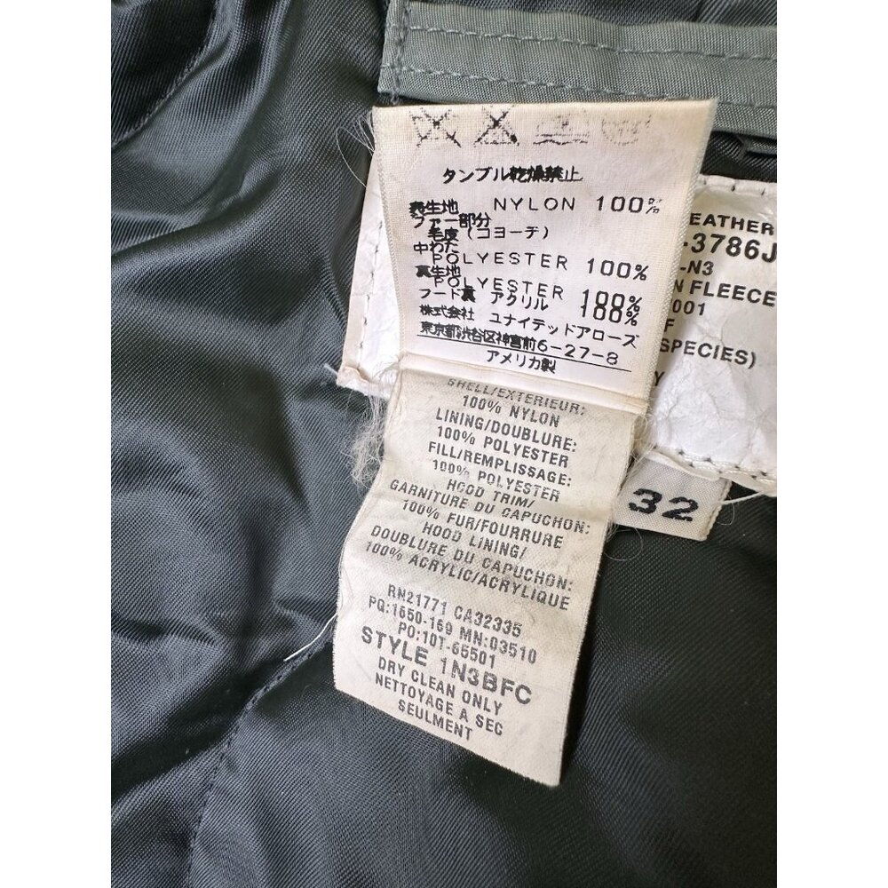 Spiewak N-3B Parka Mens 32 S Green Extreme Cold Weather Hooded Fur Trim Made USA - Picture 5 of 11